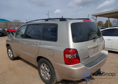 2006 Toyota Highlander V6 z USA, uszkodzony, nr VIN JTEGP21A560113539